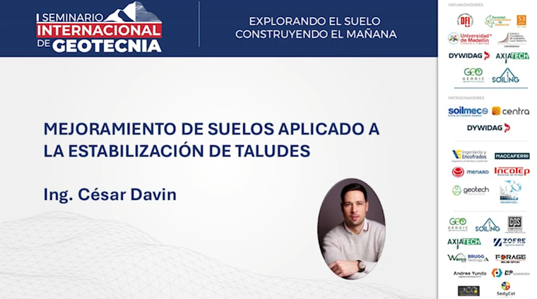 César Davin - I Seminario Internacional de Geotecnia