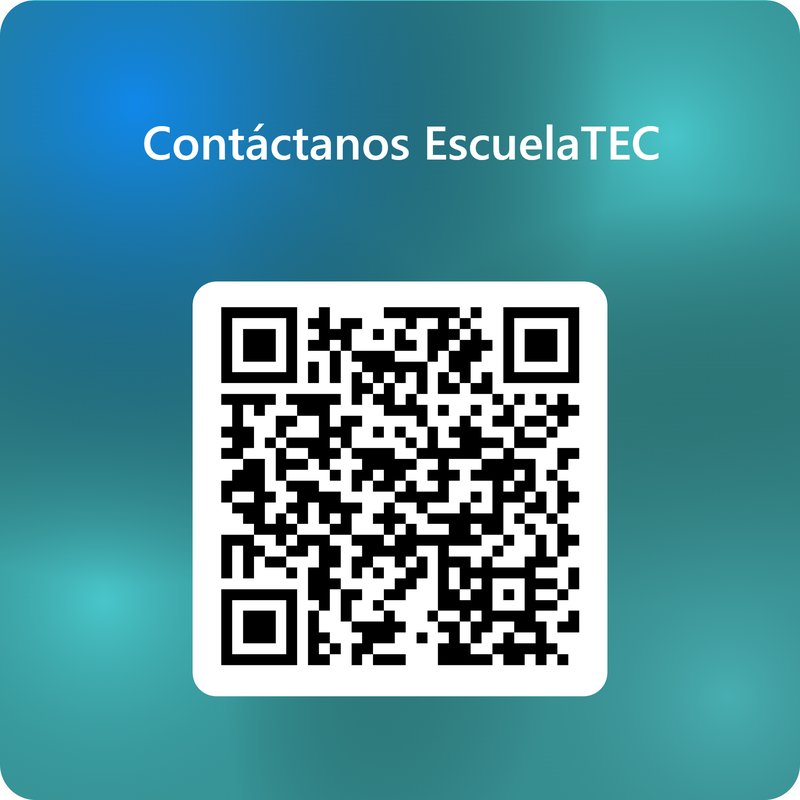 Código QR para Contáctanos EscuelaTEC