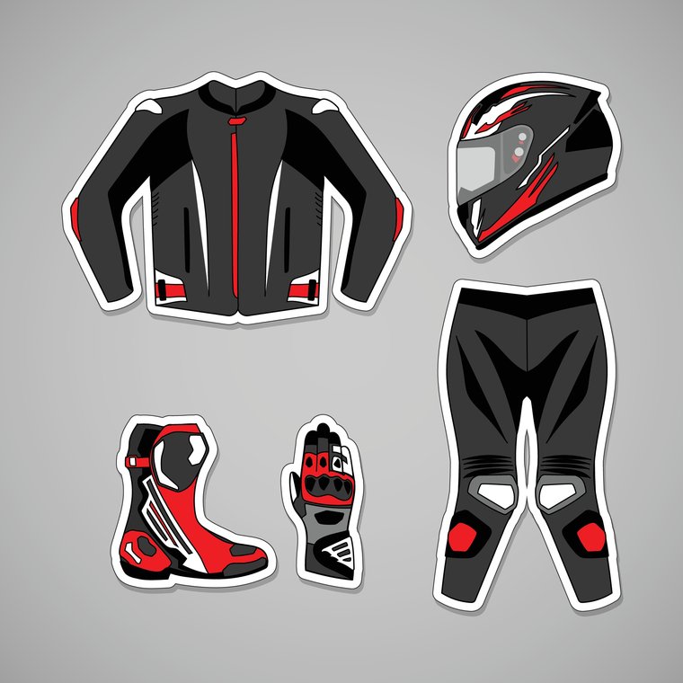 Elementos de protección para motociclistas