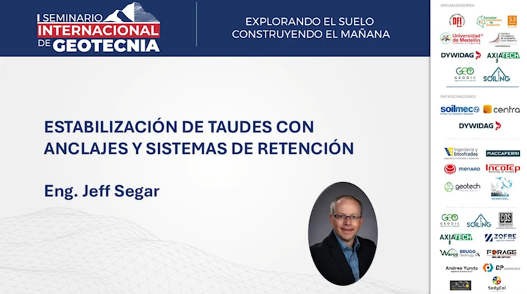 Jeff Segar - I Seminario Internacional de Geotecnia