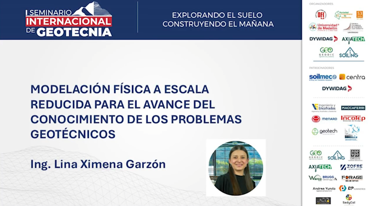 Lina Ximena - I Seminario Internacional de Geotecnia