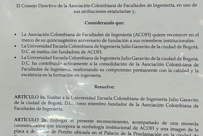 ACOFI 50 AÑOS