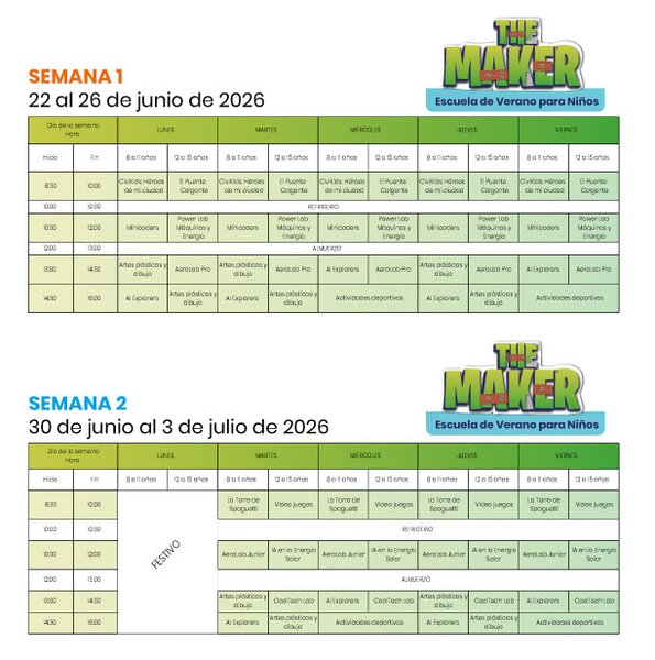 horario semana receso_Mesa de trabajo 1