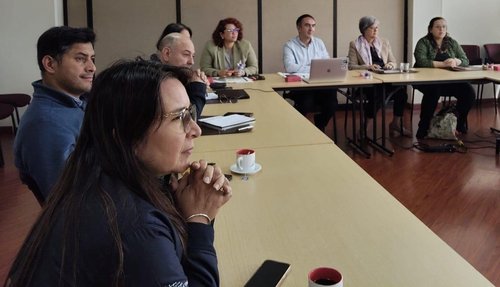 visita del secretario de Ciencia, Tecnología e Innovación de la Gobernación de Cundinamarca, Arturo Melo