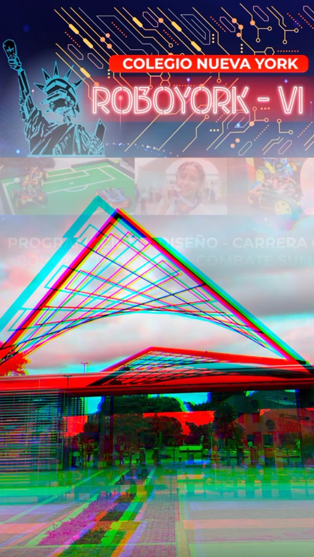 El Proyecto ROBOYORK es un espacio de aprendizaje donde nuestros estudiantes exploran el mundo de la robótica educativa a través del diseño, construcción y programación de prototipos.

A lo largo del proceso, los alumnos integran conocimientos de Ciencia, Tecnología, Ingeniería, Arte y Matemáticas (STEAM), desarrollando competencias en programación con Arduino, uso de sensores, impresión 3D y resolución de problemas.

Este proyecto fomenta el trabajo en equipo, la creatividad y el pensamiento crítico, preparando a nuestros jóvenes para enfrentar los retos del futuro con innovación y compromiso.

� “La robótica como herramienta para transformar ideas en soluciones reales” �

� Colegio Nueva York – Bogotá, 2025