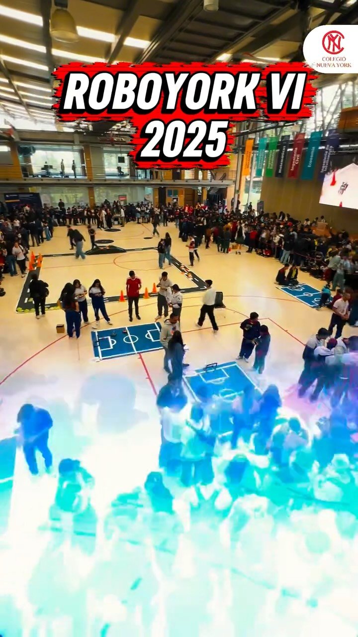 📢🎉Es imposible describir lo que fue nuestro evento ROBOYORK VI 2025 🤖
Este reel reúne los mejores momentos de una jornada llena de energía, talento y trabajo en equipo.

Más de 1.150 asistentes, 65 colegios, 3 clubes de robótica y 1 universidad participaron en competencias de robótica y STEAM realizadas en la Escuela Colombiana de Ingeniería Julio Garavito. 

Agradecemos a sus directivos por abrirnos las puertas y brindar su apoyo fundamental, a los colegios participantes por su entusiasmo, a los clubes y la universidad por su colaboración, y al equipo docente y logístico del Colegio Nueva York por hacer posible este gran evento. 🚀💡 

Felicitaciones a todos los ganadores, quienes vieron reflejado en cada reto su esfuerzo, dedicación y pasión por la innovación. 👏🤖 

#Roboyork #STEAM #InnovaciónEducativa #Robótica #ColegioNuevaYork