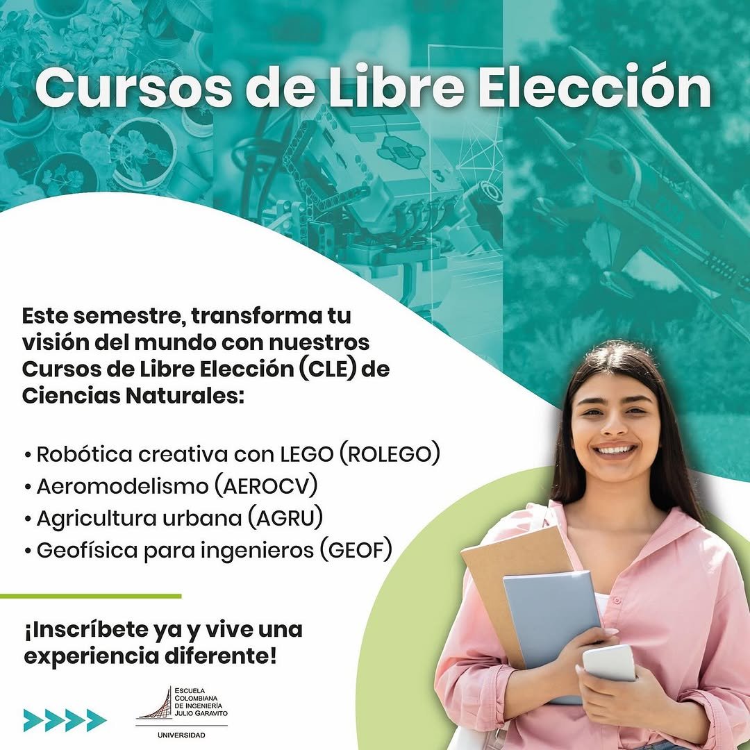 Transforma tu visión con con los Cursos de Libre Elección de ciencias naturales.☝🏼