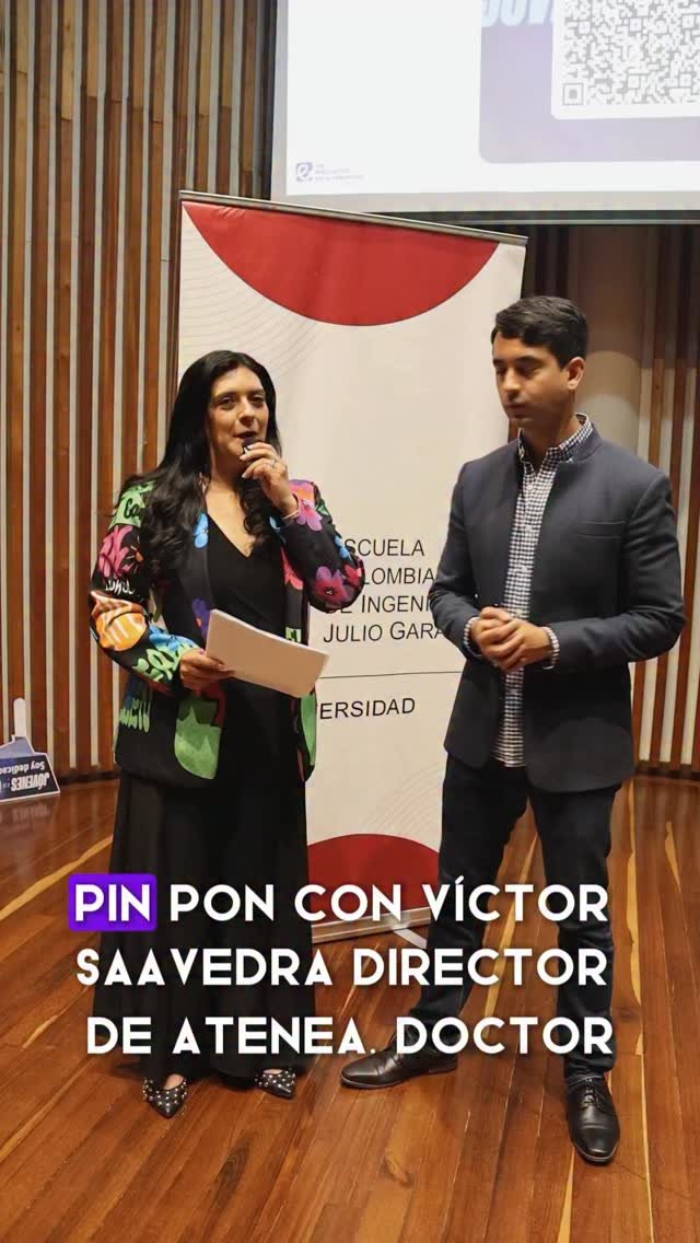 El doctor Víctor Saavedra, director de Atenea, visitó la Escuela Colombiana de Ingeniería Julio Garavito y compartió en entrevista la importancia de programas como Jóvenes a la E, que abren puertas y transforman vidas a través de la educación.
Durante la conversación, nos dejó frases que inspiran:
“Fe en que Colombia puede cambiar”
“La universidad es un ejemplo de excelencia en Bogotá”
“Disciplina, esfuerzo, merito”

Desde Atenea y la Escuela, seguimos trabajando juntos para que cada vez más jóvenes cumplan su sueño de acceder a la educación superior.