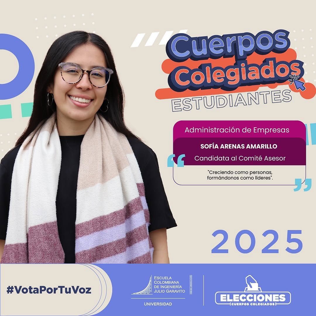 Estudiante de pregrado, tu participación también construye el futuro académico de tu programa. 💪
 
⏳ Se acercan las elecciones de los Cuerpos Colegiados.
Conoce a los candidatos al Comité Asesor de Programa y elige quién representará tu voz en las decisiones que impactan directamente tu formación.
 
📌 Consulta sus propuestas y prepárate para votar:
👉 https://www.escuelaing.edu.co/es/minisitios/representantes-cuerpos-colegiados-2025-2026/
 
🗓️ Votaciones del 14 al 17 de octubre