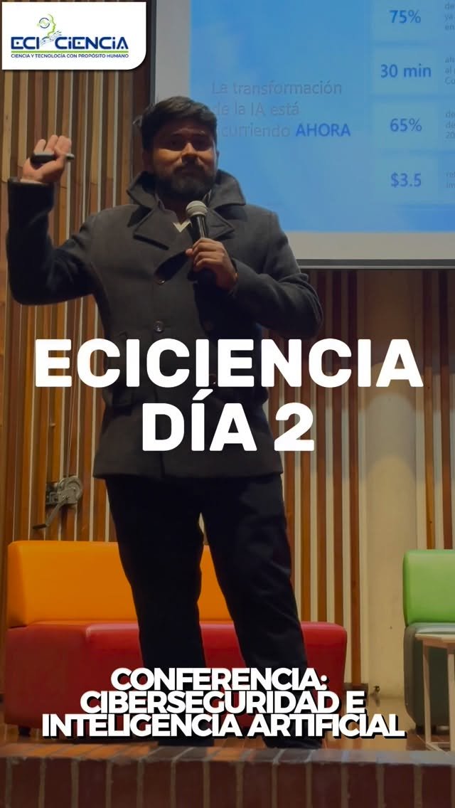 Día 2 | ECICIENCIA 2025 🔭🦾

La segunda jornada de Eciciencia 2025 estuvo marcada por el compromiso y la participación activa de nuestros estudiantes en conferencias, talleres y concursos que fortalecen su formación integral.

¡Te esperamos en el día 3 de ECICIENCIA 2025!

#DIA2 #ECICIENCIA2025 #CIENCIAYTECNOLOGIACONPRPÓSITOHUMANO