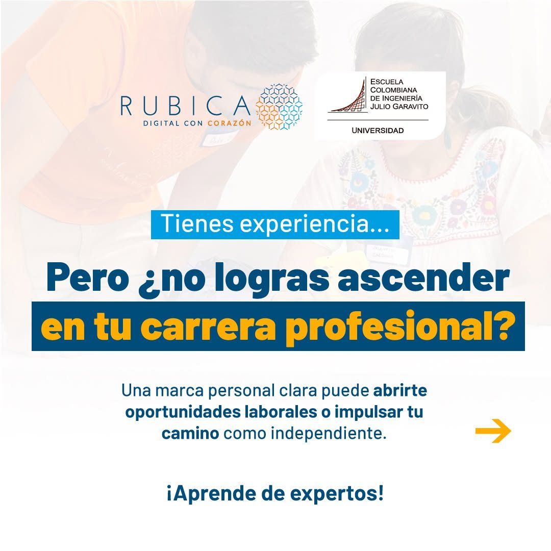 Hoy, destacar ya no es opcional.
 En un mercado laboral cada vez más competitivo, una marca personal bien construida puede ser el diferencial que te abra puertas.
 
Graduado: Te esperamos en esta masterclass gratuita, un espacio práctico para alinear lo que sabes con lo que proyectas.
 
🗓️ 28 de agosto | 🕖 7:00 p.m. | 💻 Virtual

 Además, recibirás un informe con claves sobre cómo se ve hoy tu presencia digital.
 
🔗 Inscríbete sin costo aquí → https://bit.ly/450bE5O