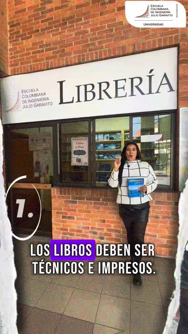 📚No olvides participar en el concurso Libro a libro.

Una invitación para seguir construyendo tu biblioteca, fortalecer tu formación y ser parte de la comunidad académica que cree en el poder de la lectura.
Si eres estudiante de pregrado o posgrado de la Escuela, participa y podrás ganar una tableta Lenovo con lápiz y teclado, además de otros premios. 🤩