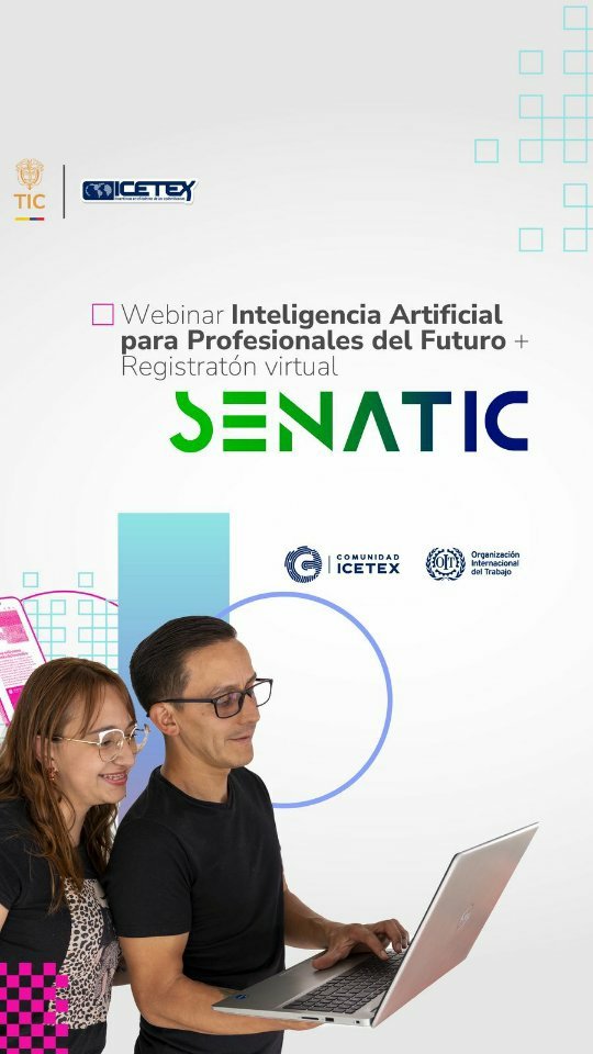 Conéctate al Webinar 'Inteligencia Artificial para Profesionales del Futuro' junto a la Registratón Virtual de @SENATIC_Colombia y descubre cómo destacar en la era digital. Ingresa al link de la bio🔗

Actividad exclusiva para la comunidad @escuelaing

¡No te lo pierdas!
#ImpulsandoOportunidades