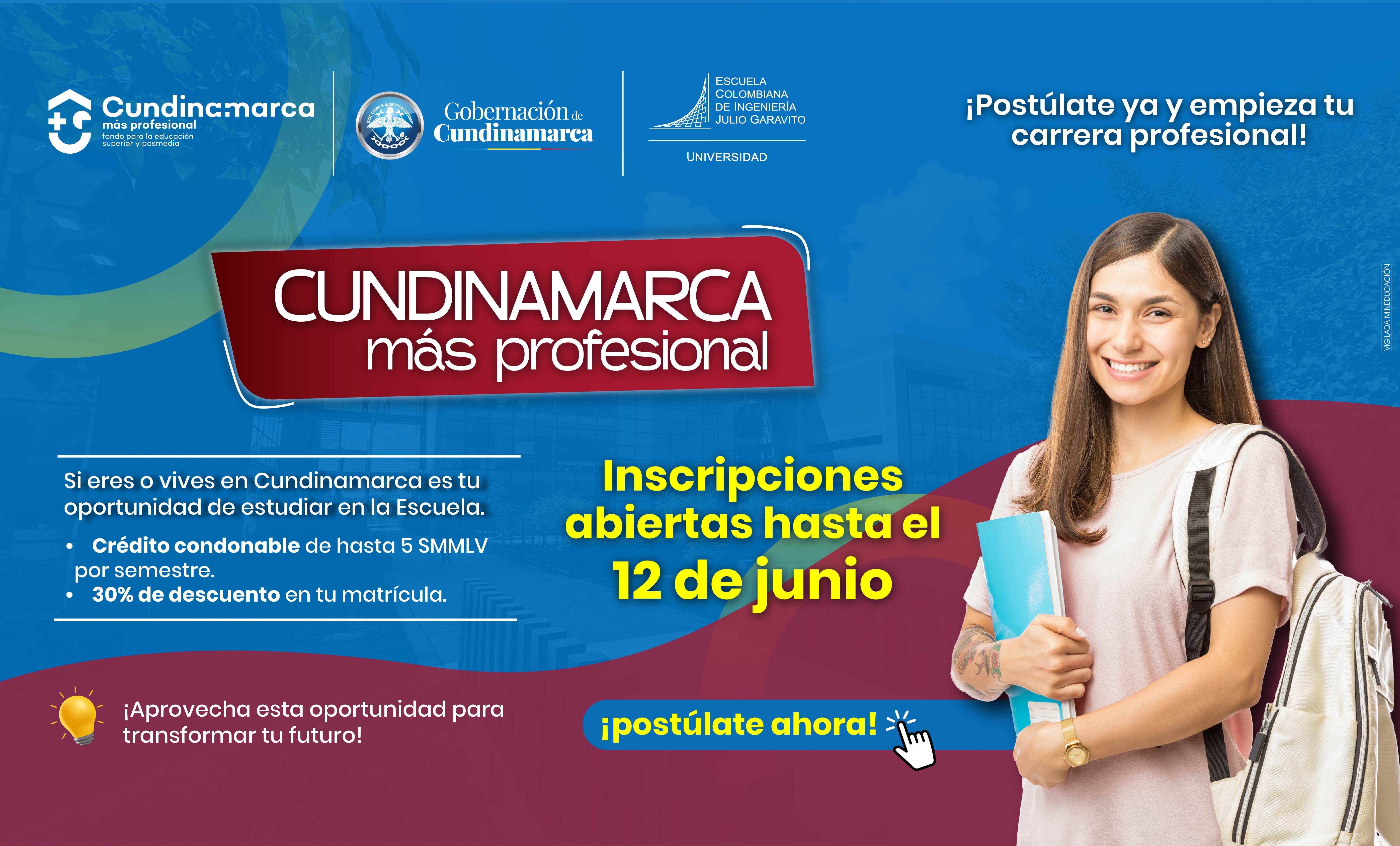 cundinamarca mas profesional_POP UP