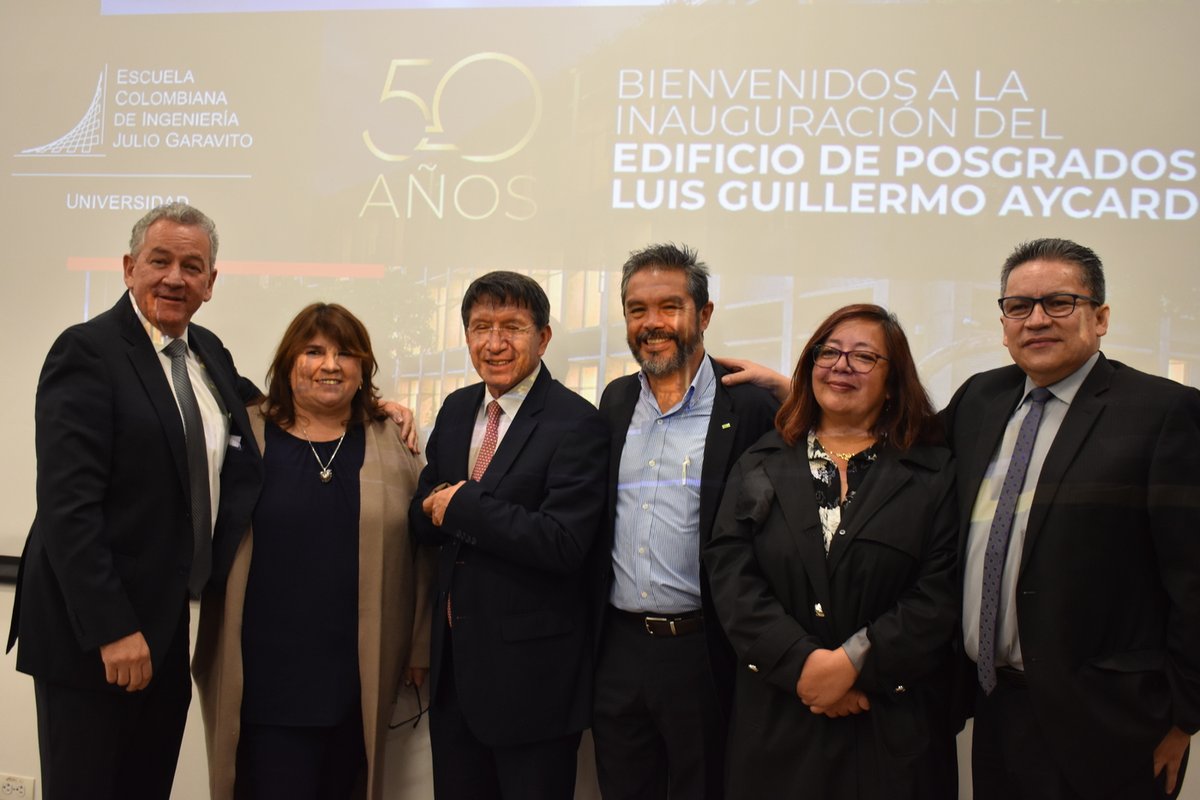 Inauguración del edificio de Posgrados Luis Guillermo Aycardi.