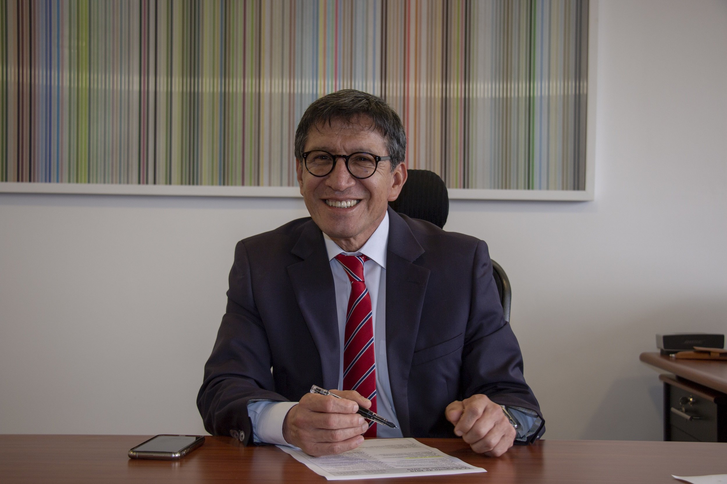 Foto Rector Alfonso Rodríguez