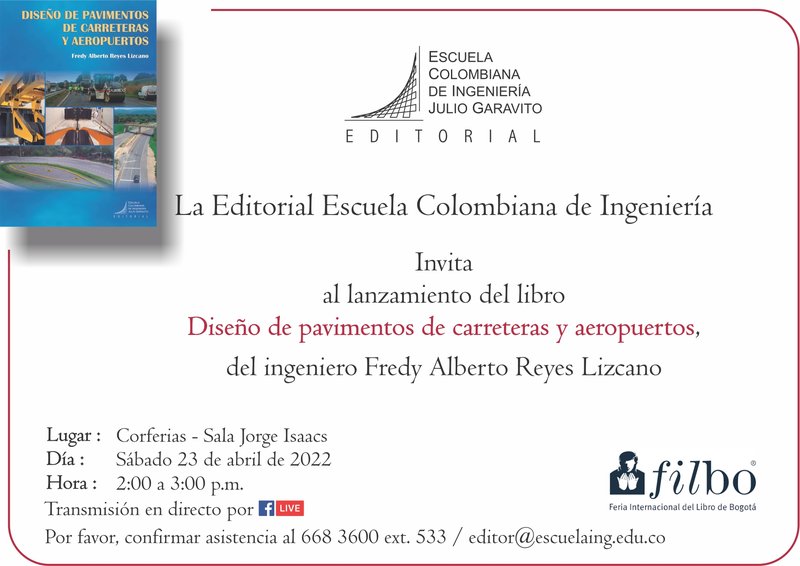 Invitación Diseño de pavimentos